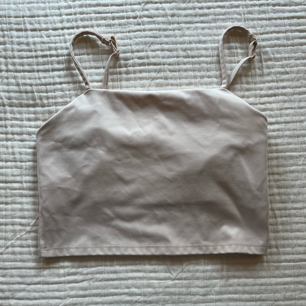 EUC Ivory Devon Compressive Cami Girlfriend Collective M